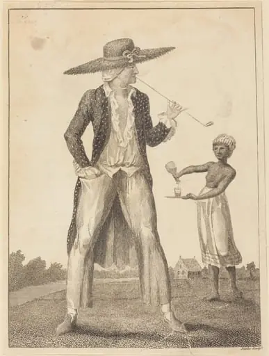 A Surinam Planter in his Morning Dress, by William Blake