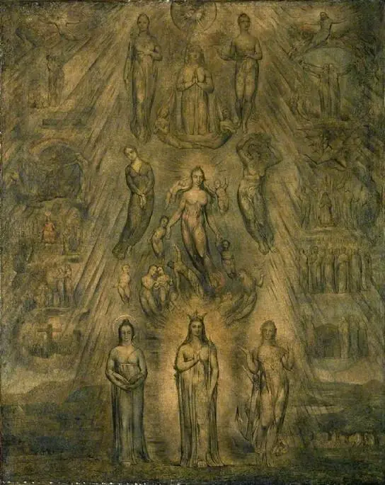 An Allegory of the Spiritual Condition of Man, by William Blake