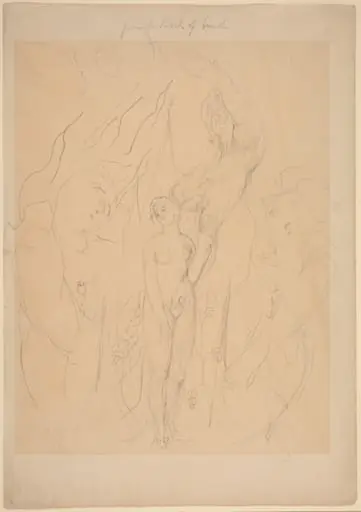 An Angel Teaching a Daughter of Men the Secrets of Sin, by William Blake