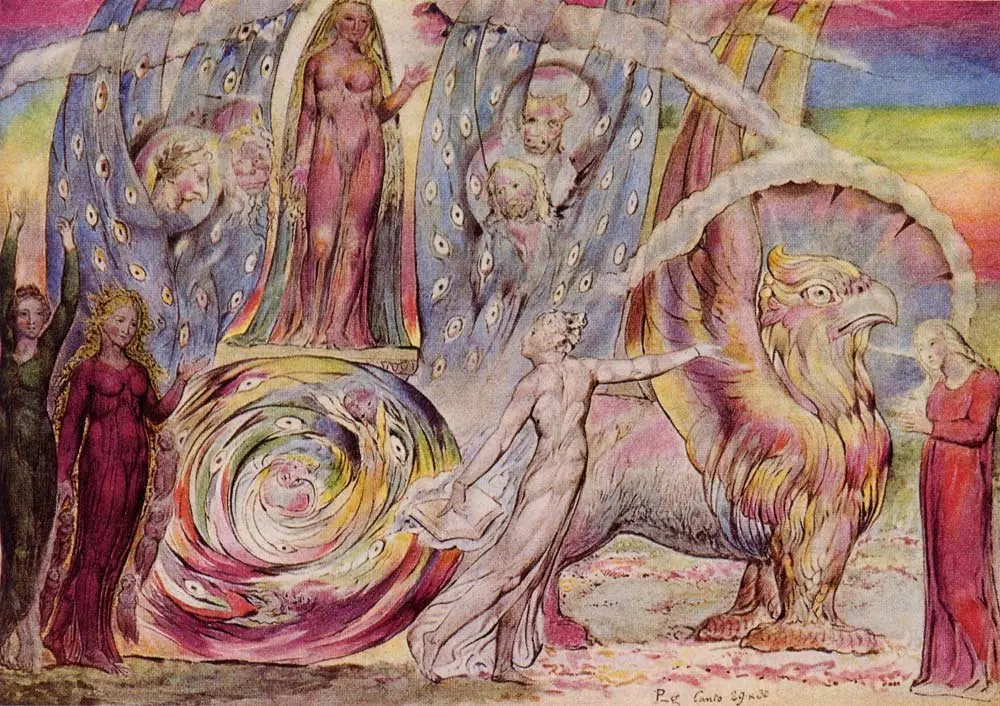 Beatrice Addressing Dante from the Car, by William Blake