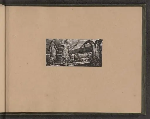 Colinet Departs in Sorrow, by William Blake