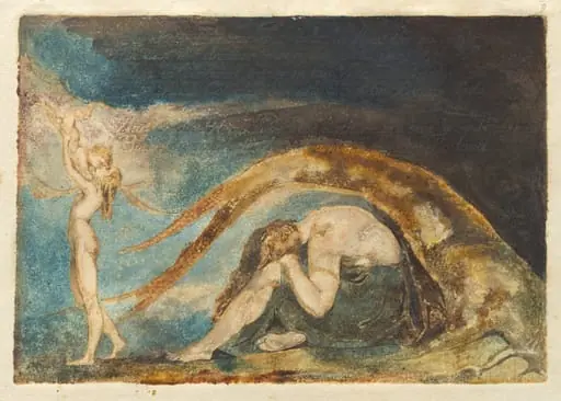 Dream of Thiralatha [from "America," cancelled plate d], by William Blake
