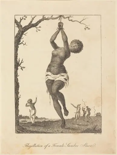 Flagellation of a Female Samboe Slave, by William Blake