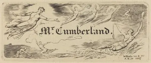 George Cumberland's Card, by William Blake
