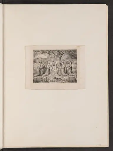 Job and His Family, by William Blake