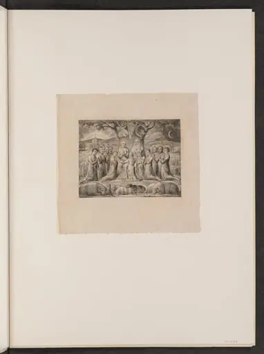 Job and His Family, by William Blake