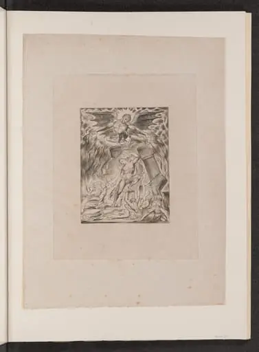 Job's Sons and Daughters Overwhelmed by Satan, by William Blake