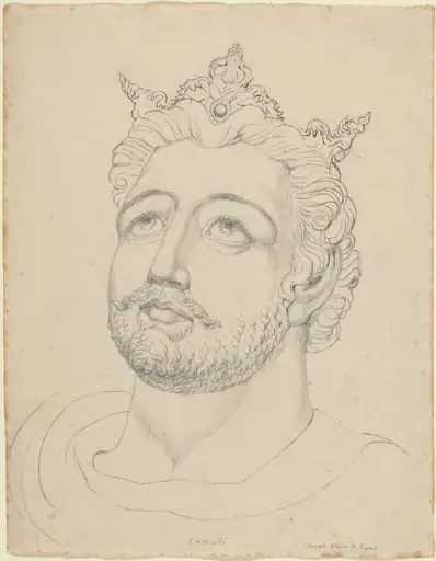 King Canute, by William Blake