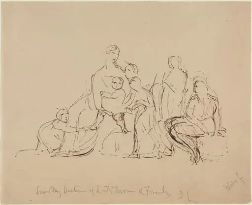 Lady Torrens and Family, by William Blake
