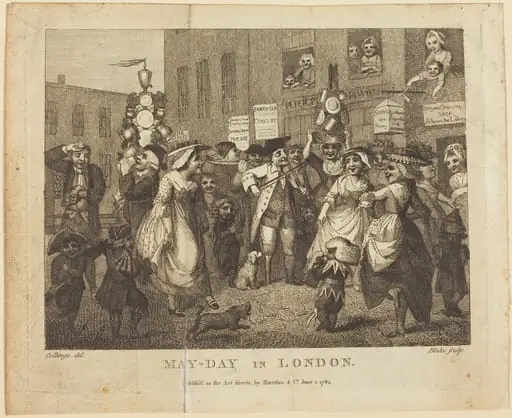 May-Day in London, by William Blake