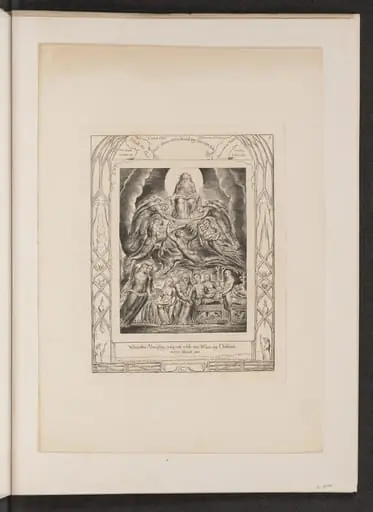 Satan Before the Throne of God, by William Blake
