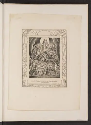 Satan Before the Throne of God, by William Blake