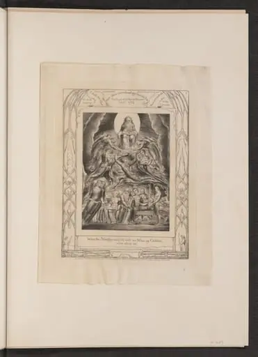 Satan Before the Throne of God, by William Blake