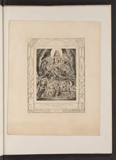 Satan Before the Throne of God, by William Blake