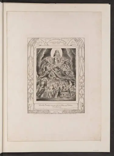 Satan Before the Throne of God, by William Blake