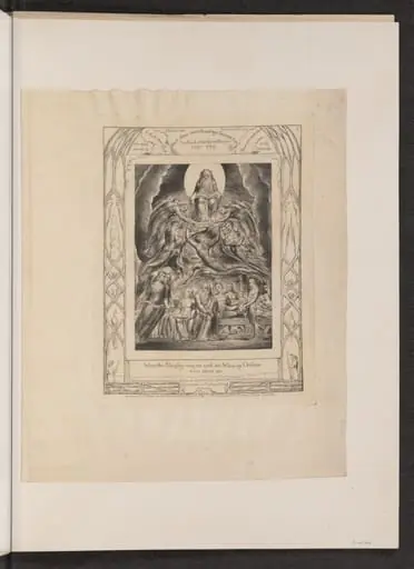 Satan Before the Throne of God, by William Blake