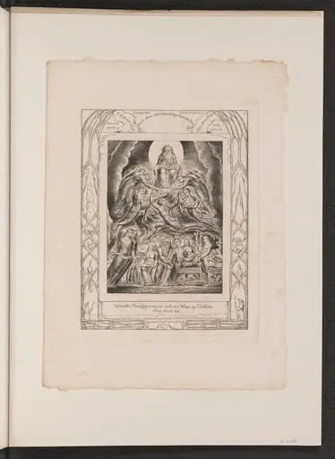 Satan Before the Throne of God, by William Blake