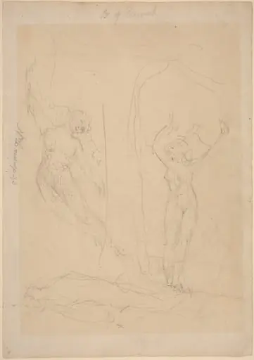 The Daughter of Men Becomes a Siren, by William Blake