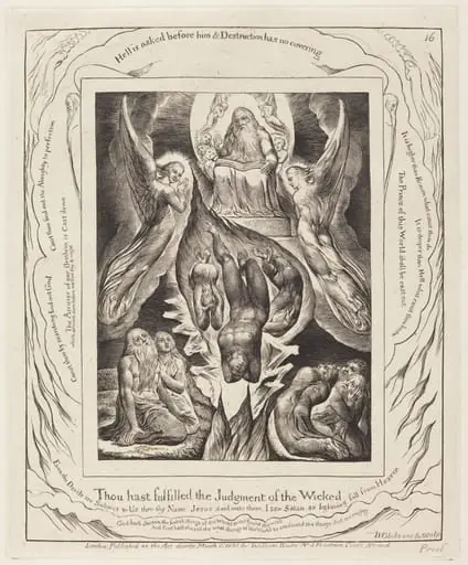 The Fall of Satan, by William Blake
