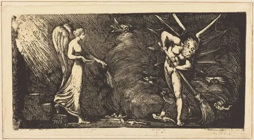 The Man Sweeping the Interpreter's Parlor, by William Blake