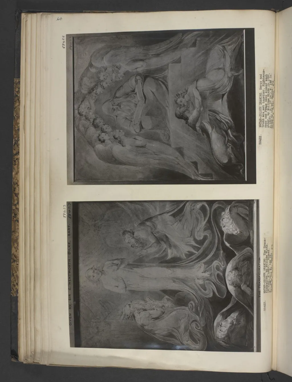 The Transfiguration, by William Blake, watercolor, 1780