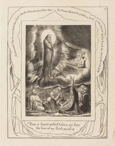 The Vision of Eliphaz, by William Blake