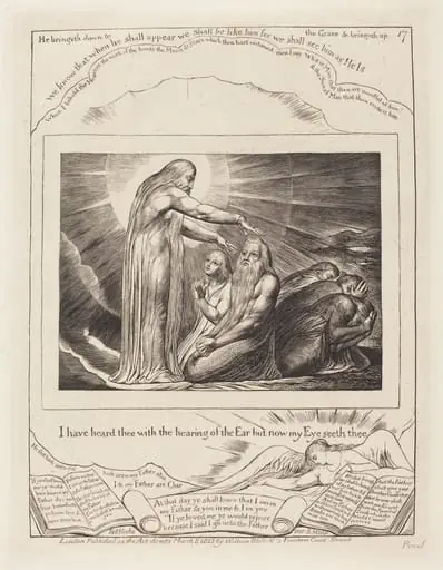 The Vision of God, by William Blake