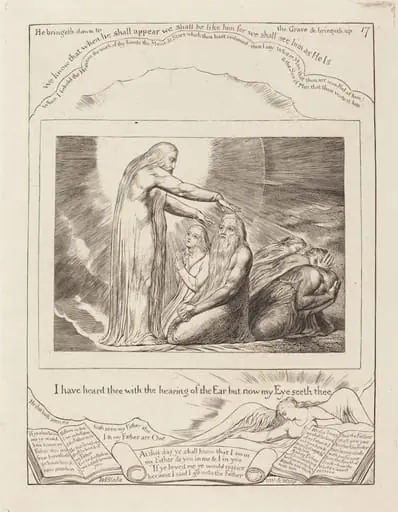 The Vision of God, by William Blake