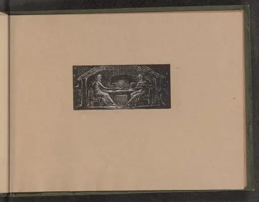 Thenot and Colinet Eat their Evening Meal, by William Blake