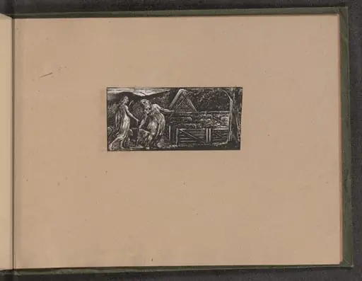 Thenot and Colinet Lead their Flocks Together, by William Blake