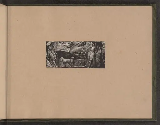 Thenot Remonstrates with Colinet, Lightfoot in Background, by William Blake