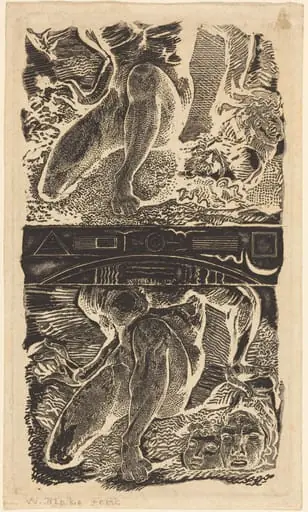 Unknown subject (Let Him look up into the Heaven and laugh in the bright air), by William Blake