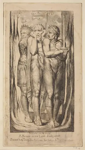 War (The Accusers of Theft, Adultery, Murder), by William Blake