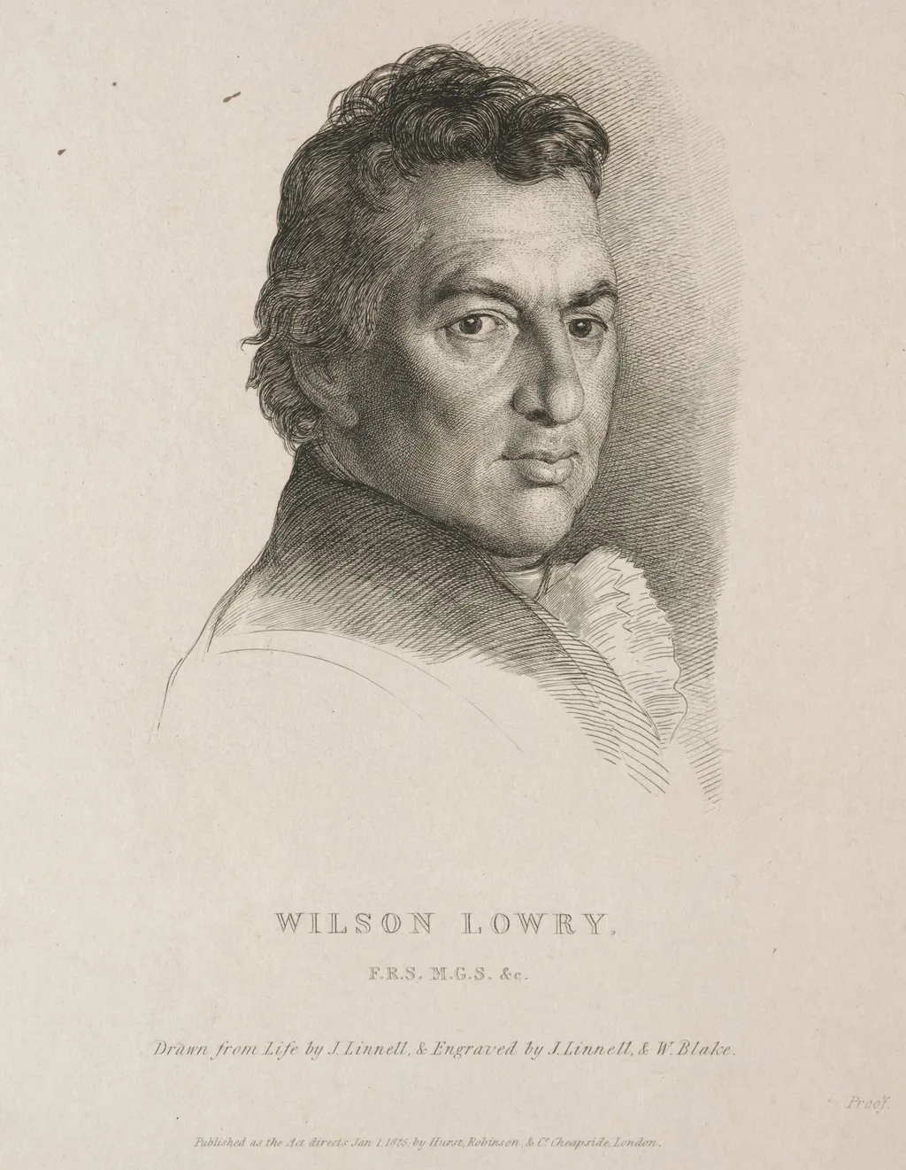 Wilson Lowry, by William Blake, 1825