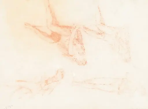 Studies for "The Wise and Foolish Virgins" [recto], by William Blake, Sir Richmond