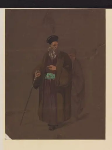 A Greek Priest, with Attendant, by William Boutcher