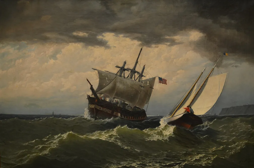 After the Storm, by William Bradford, oil, 1861