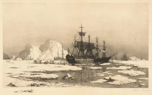 Among the Ice Floes, by William Bradford