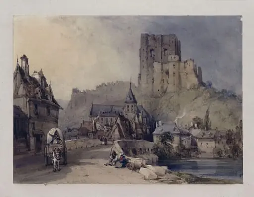 Mont Richard on the Cher (Loir-et-Cher), by William Callow