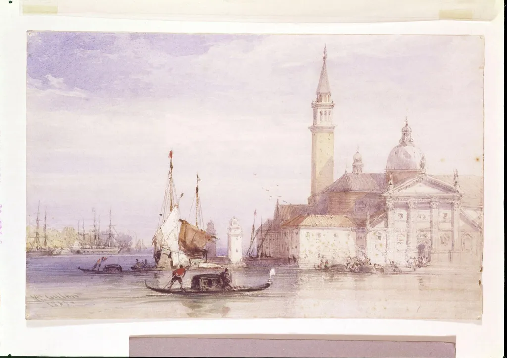 San Giorgio, Venice, by William Callow, watercolor, 1883