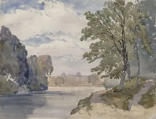 View in Regent's Park, by William Callow