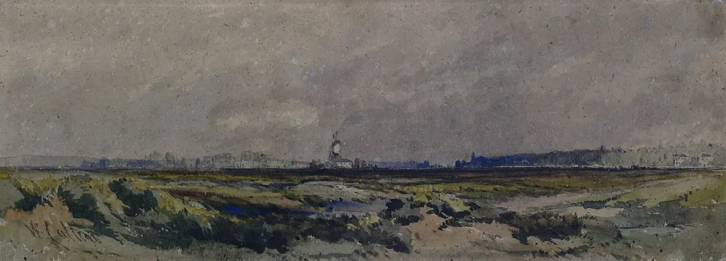 Wimbledon Common, by William Callow, watercolor, 1851