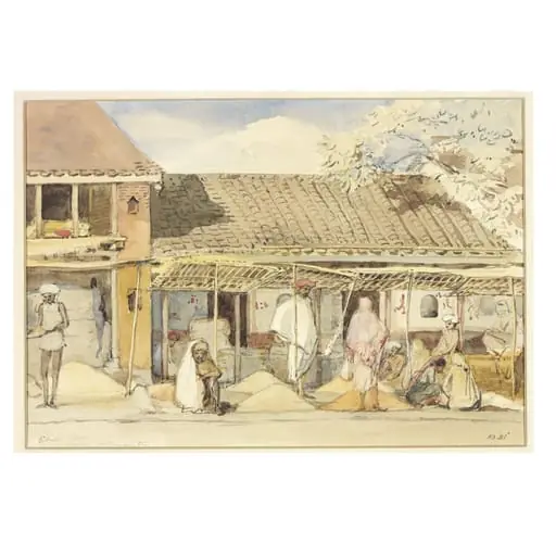 Grain Shop Poona, by William Carpenter