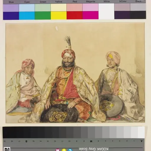 Nawab Sheik Imam-u-din, late Governor of Kashmir, by William Carpenter