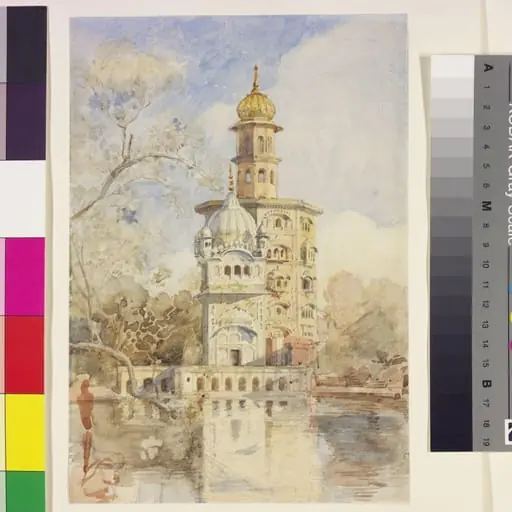 The Akalis Tower, Amritsar, Punjab, by William Carpenter