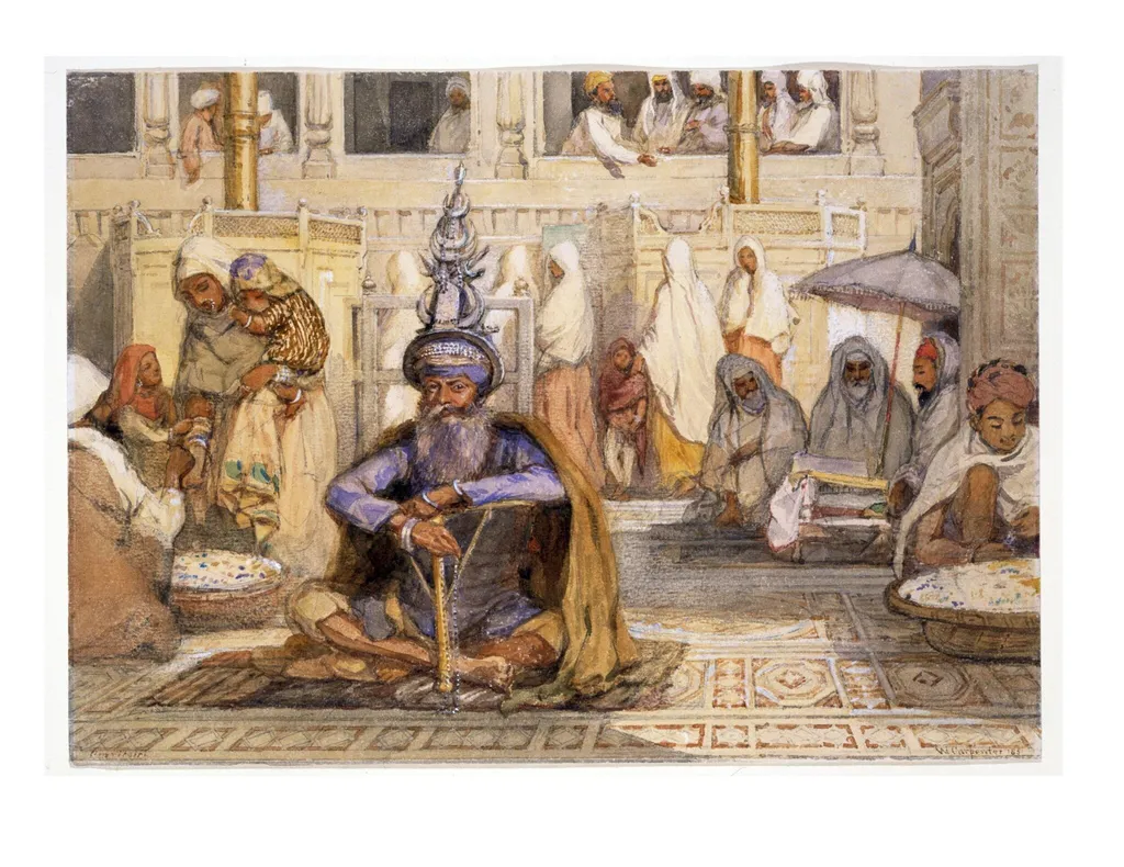 Untitled, by William Carpenter, paint, 1854