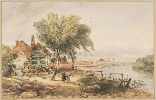 View on the Thames near Sonning, by William Carter