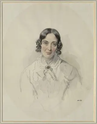 Portrait of Mrs Milnes, by William Charles Ross