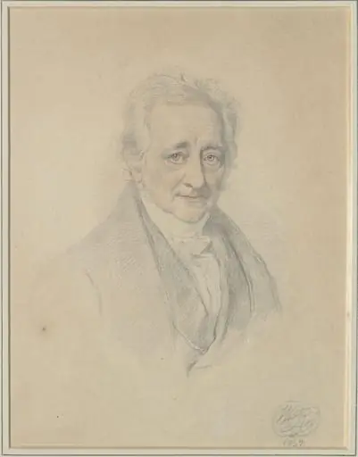 Portrait of William Ross, a miniature painter, by William Charles Sir Ross