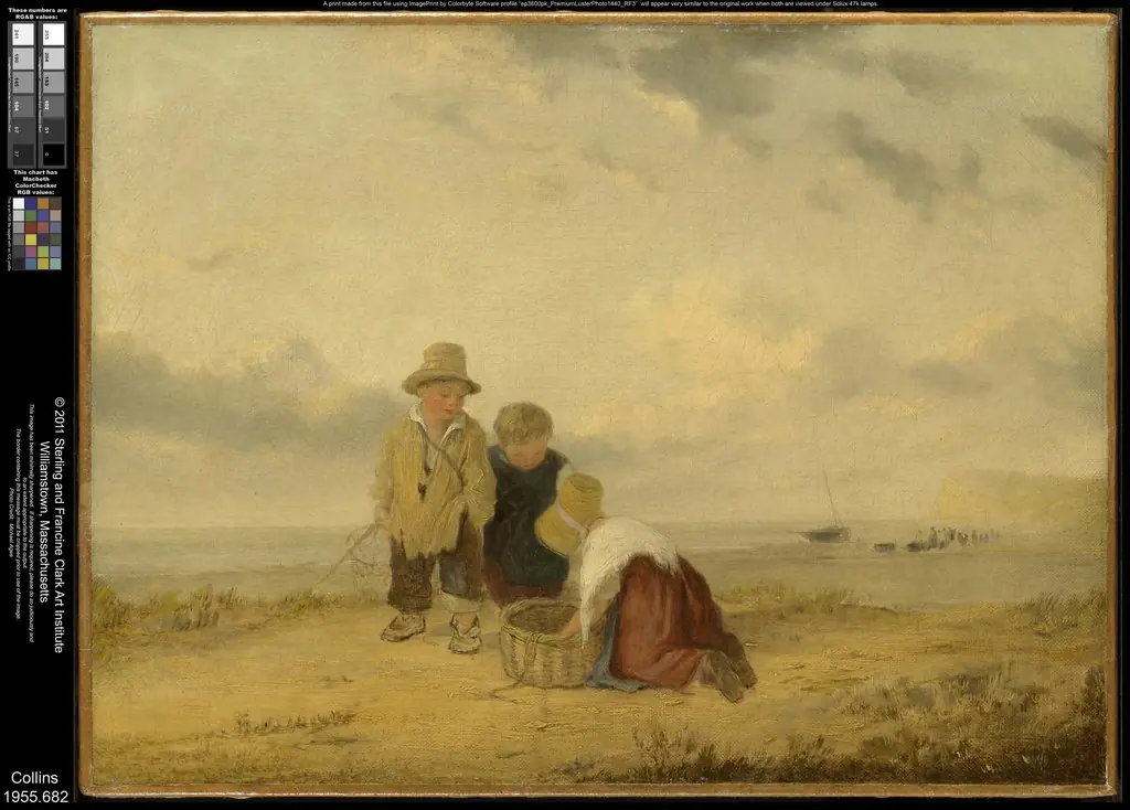 Children on the Beach, by William Collins